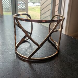 Gold Geometric Cuff Bracelet